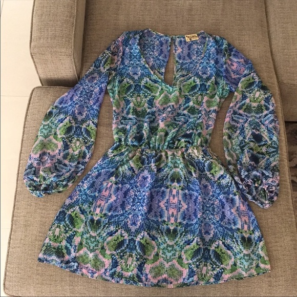 Show Me Your MuMu Long Sleeve Dress Size Medium - Picture 1 of 10